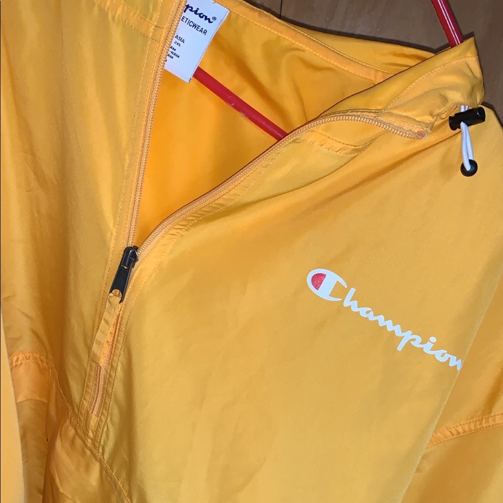 xl champion windbreaker. worn once